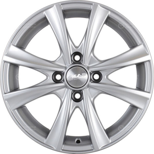 Колесный диск СКАД Мальта 5.5xR14 4x100 ET43 DIA60.1 серебристый