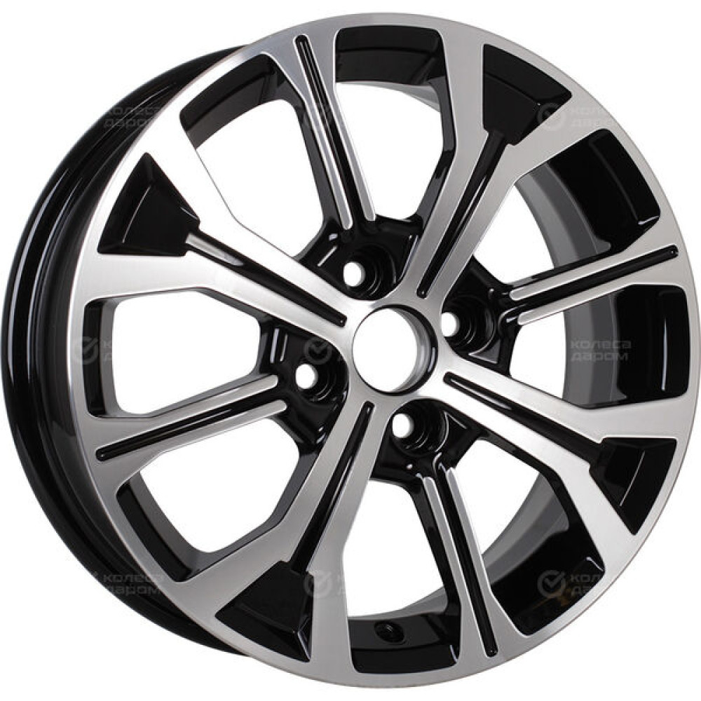 Колесный диск iFree Original КС945 (ZV 15_Vesta) 6xR15 4x100 ET50 DIA60.1 черный глянцевый с полированными элементами лицевой поверхности