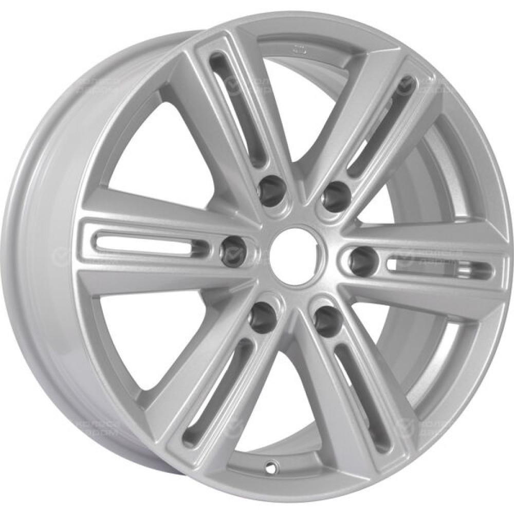 Колесный диск X-trike X124 7.5xR17 6x139.7 ET25 DIA106.1 глянцевый серебристый