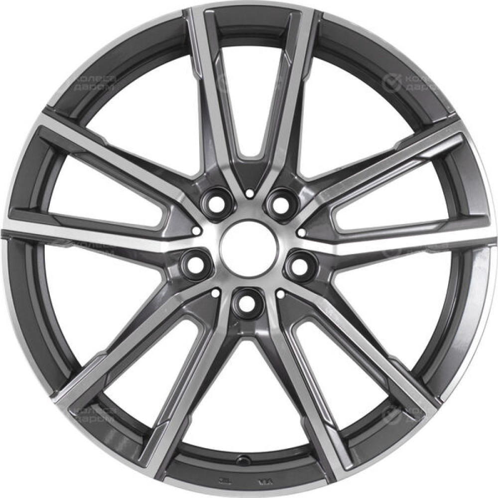 Колесный диск Replay MR320 7.5xR18 5x112 ET52.5 DIA66.6 насыщенный темно-серый полностью полированный