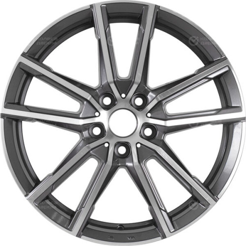 Колесный диск Replay MR320 7.5xR18 5x112 ET52.5 DIA66.6 насыщенный темно-серый полностью полированный