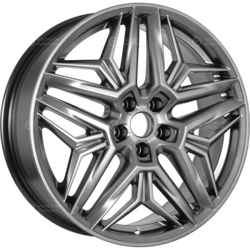 Колесный диск КиК Колумб 7xR19 5x108 ET33 DIA60.1 темно-серебристый