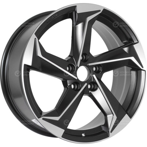 Колесный диск Replay B318 8xR19 5x112 ET27 DIA66.6 черный матовый полностью полированный