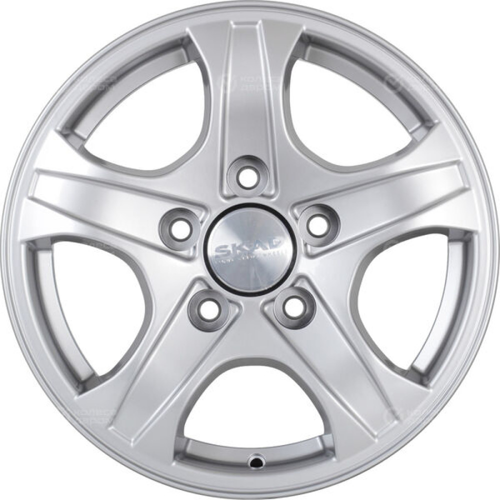 Колесный диск СКАД Калипсо 6.5xR16 5x139.7 ET43 DIA98.5 серебристый