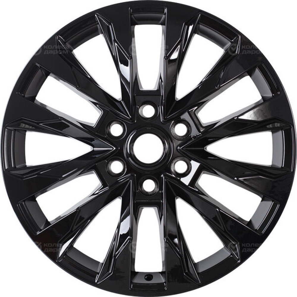 Колесный диск KHOMEN KHW2010 (LC Prado) 8xR20 6x139.7 ET25 DIA106.1 чёрный