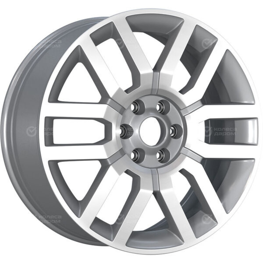 Колесный диск Replay Ki29 7.5xR18 5x114.3 ET52 DIA67.1 серебристый, с полированной лицевой поверхностью