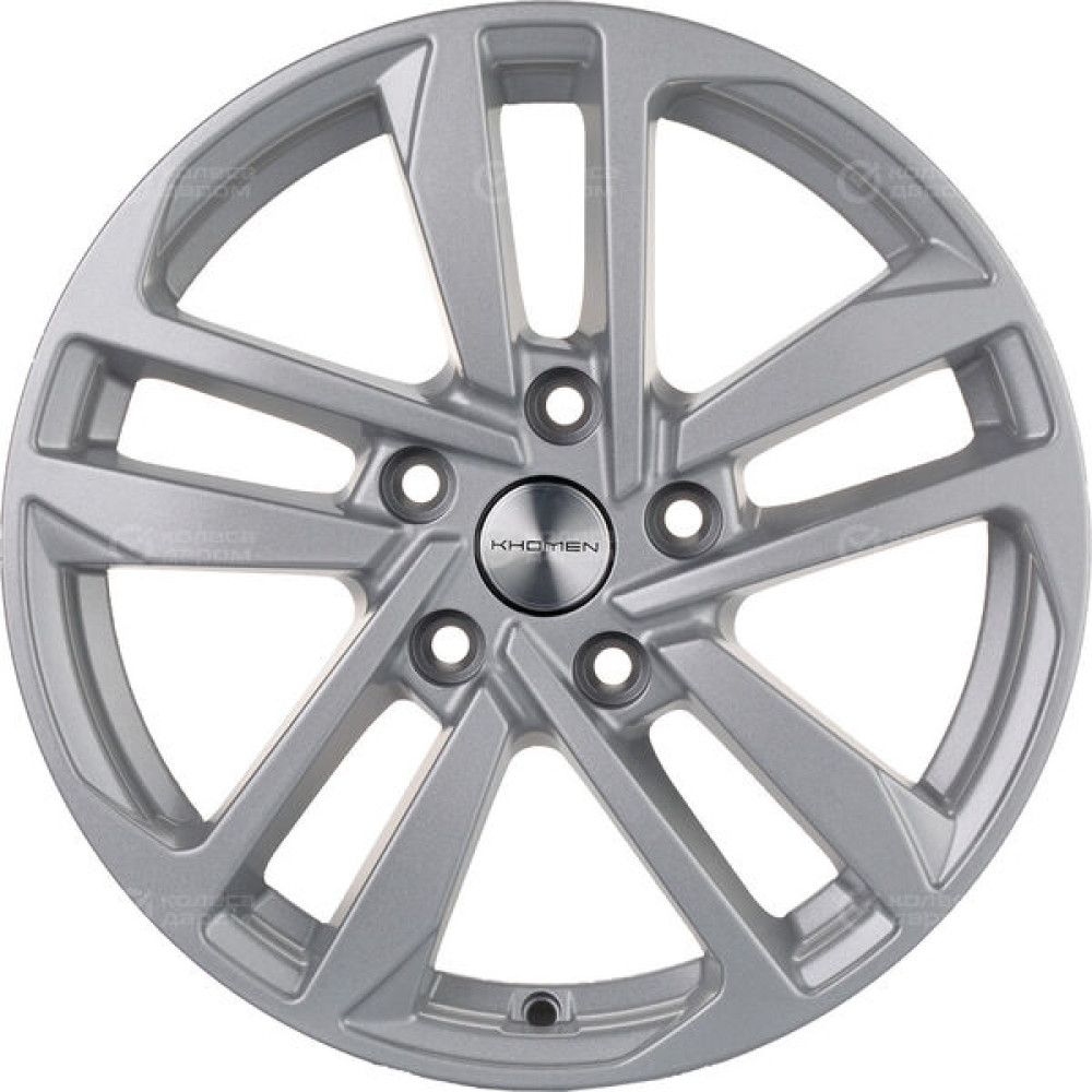 Колесный диск KHOMEN KHW1612 (ZV_16 Mazda 3/ix35) 6.5xR16 5x114.3 ET45 DIA67.1 серебристый