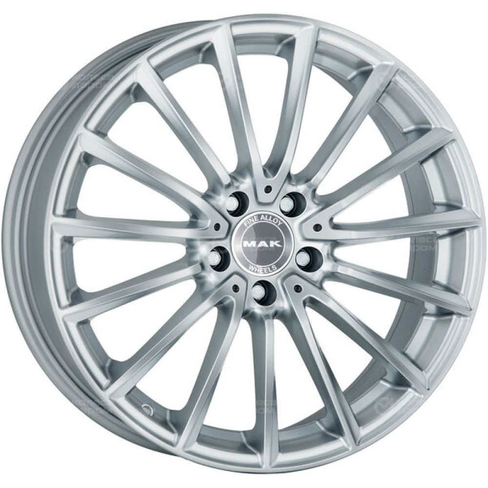 Колесный диск MAK Komet 8xR19 5x112 ET33 DIA66.6 серебристый