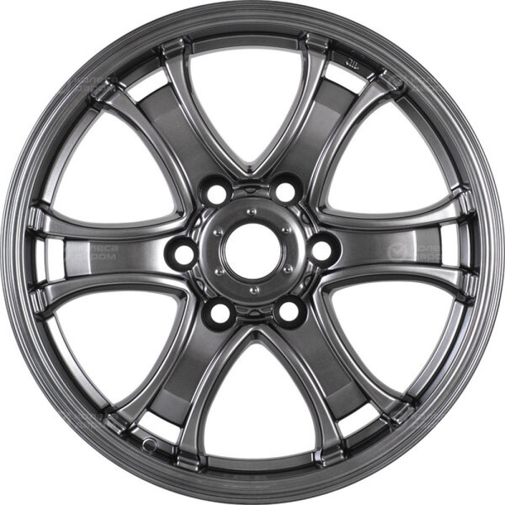 Колесный диск КиК Балеар (КС727) 7.5xR18 6x139.7 ET38 DIA67.1 темно-серебристый