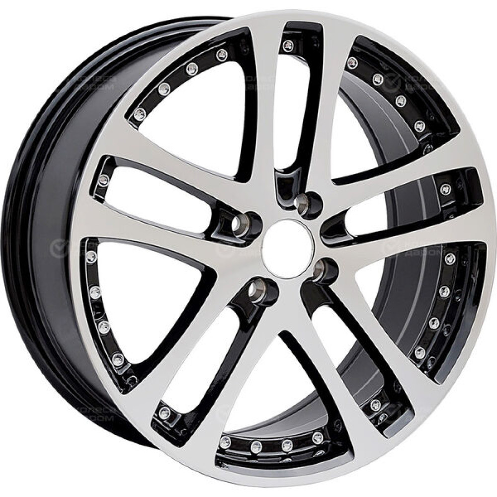 Колесный диск LS LS 919 8xR18 5x114.3 ET35 DIA73.1 черный полностью полированный