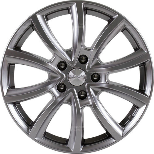 Колесный диск СКАД Онтарио 7xR17 5x108 ET45 DIA63.35 глянцевый темно-серый