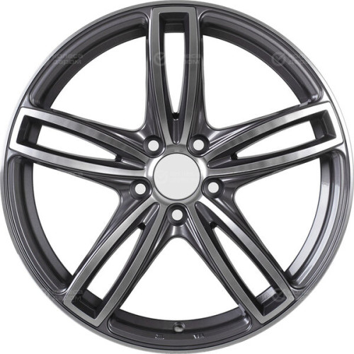 Колесный диск Replay A141 8xR18 5x112 ET39 DIA66.6 насыщенный темно-серый полностью полированный