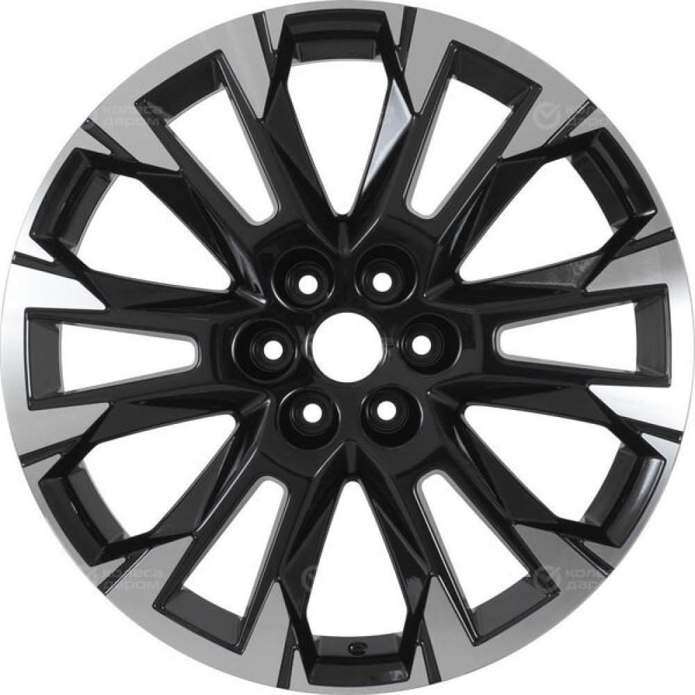 Колесный диск Replay KI385 8xR20 6x114.3 ET46 DIA67.1 черный полностью полированный