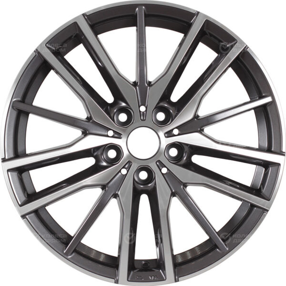 Колесный диск Replay GL52 7xR18 5x114.3 ET53 DIA54.1 насыщенный темно-серый полностью полированный