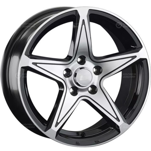 Колесный диск LS LS 852 6.5xR15 5x100 ET38 DIA57.1 черный полностью полированный