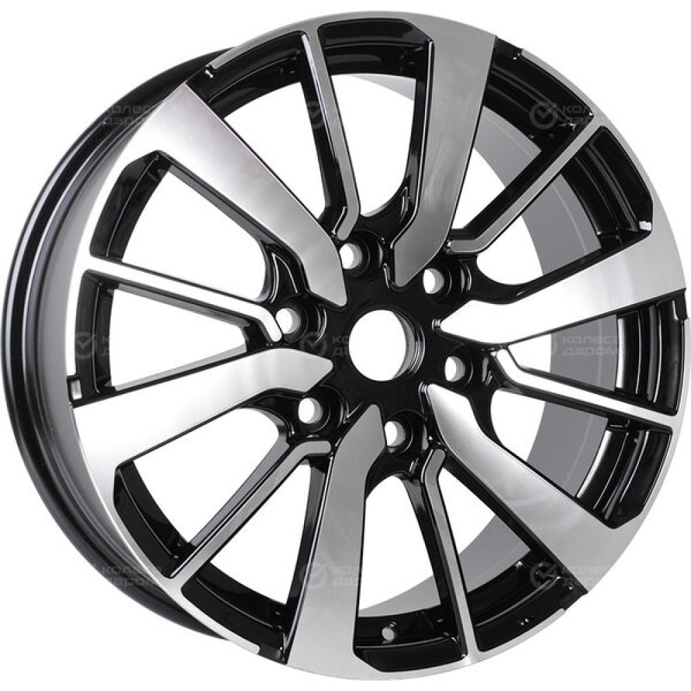 Колесный диск Replay MI138 7.5xR18 6x139.7 ET38 DIA67.1 черный полностью полированный