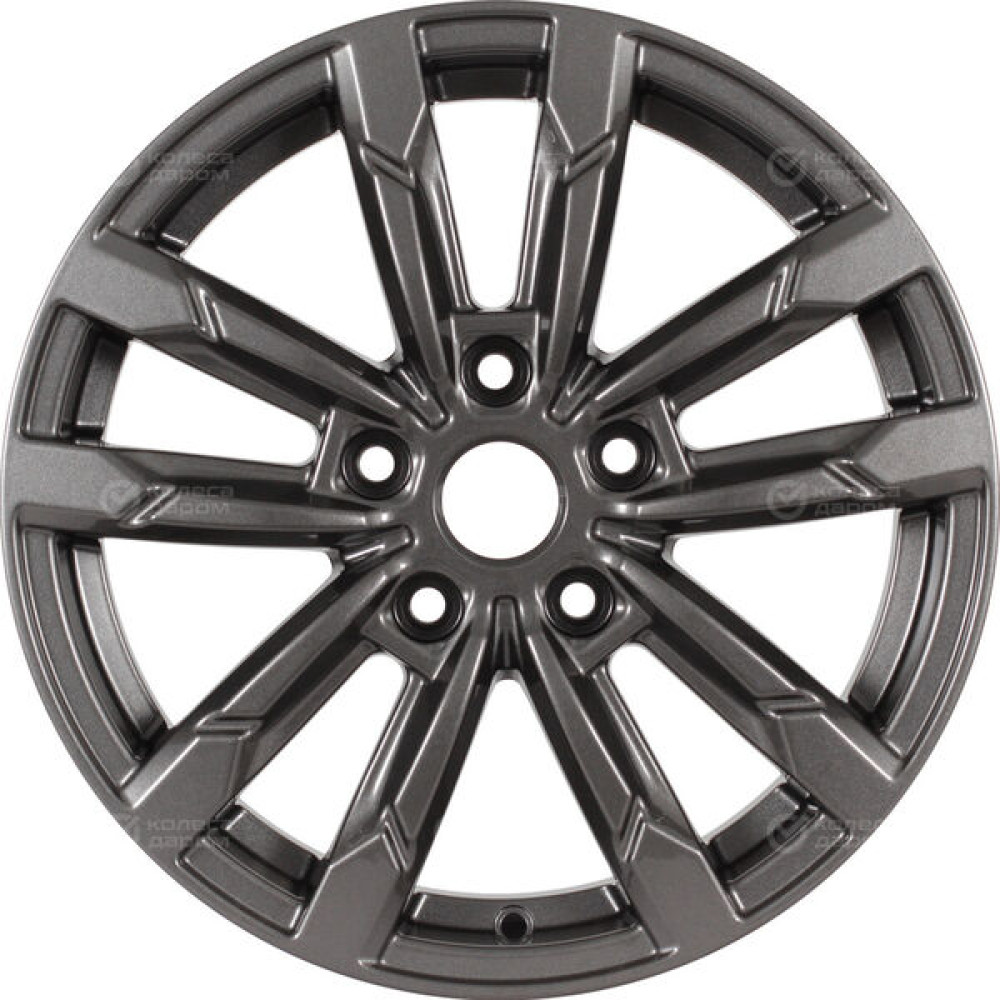 Колесный диск СКАД Кения 6.5xR16 5x114.3 ET50 DIA67.1 (уценка) темно-серый цвет с перламутровыми оттенками