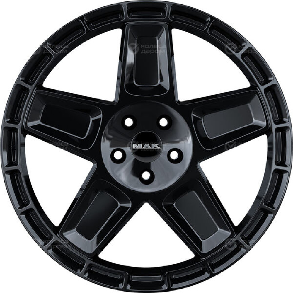 Колесный диск MAK Trek 9xR20 6x139.7 ET55 DIA95.1 чёрный глянцевый