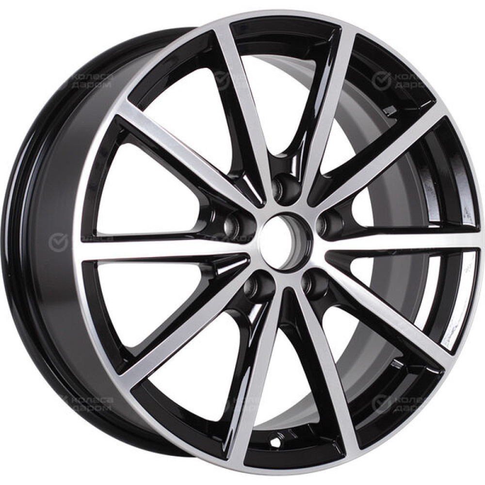 Колесный диск Alcasta M61 6.5xR16 5x114.3 ET38 DIA67.1 черный полностью полированный