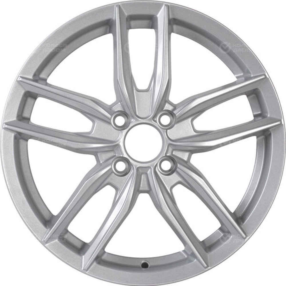 Колесный диск RST R076 6xR16 5x114.3 ET43 DIA67.1 глянцевый серебристый