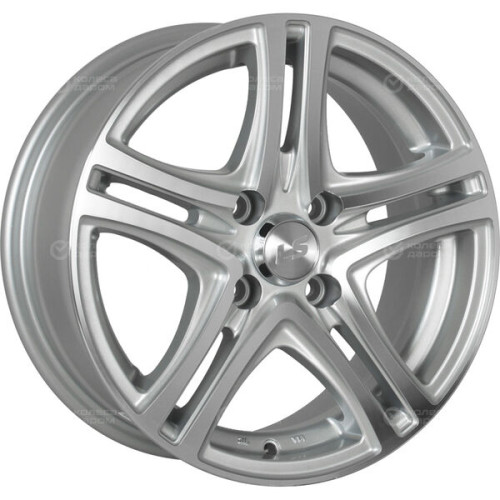Колесный диск LS LS 570 6.5xR15 5x100 ET40 DIA73.1 серебристый полированный