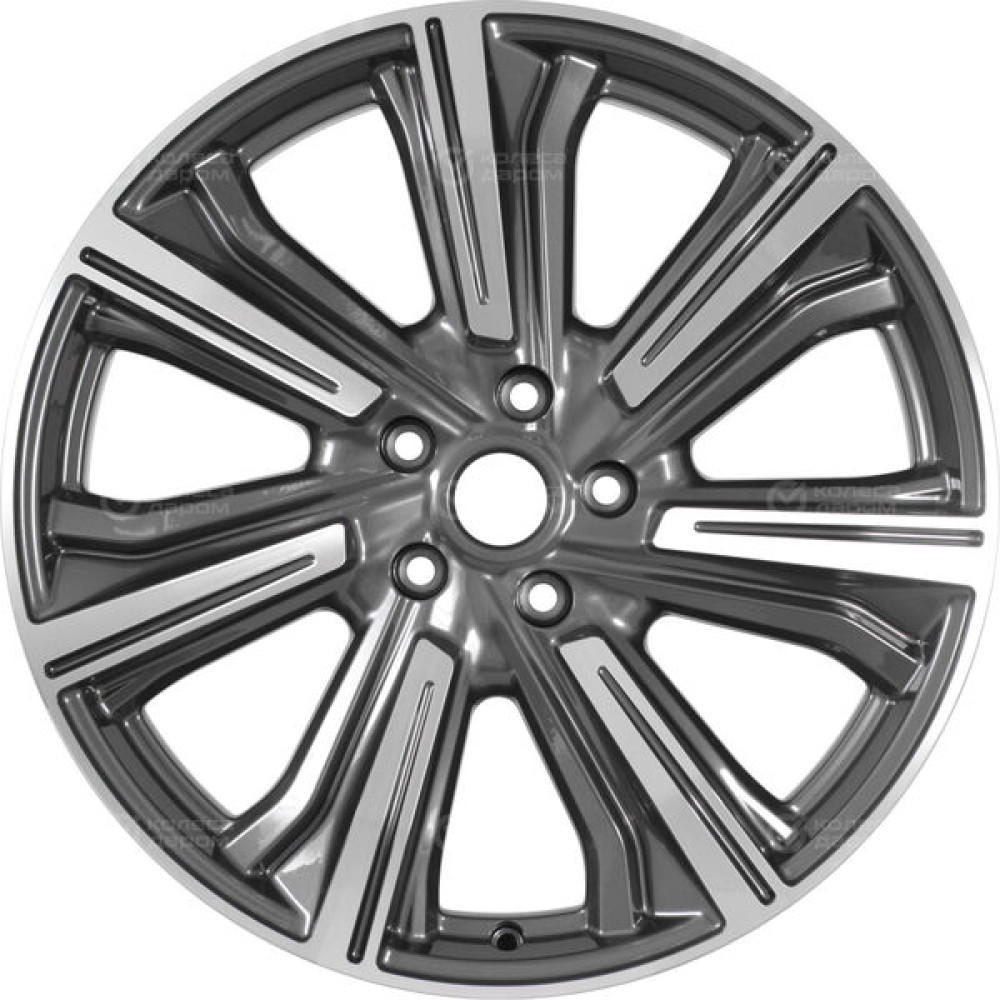 Колесный диск СКАД Premium Series Kleemann (КР1067) 8.5xR20 5x108 ET39 DIA60.1 светло-серый зеркальный