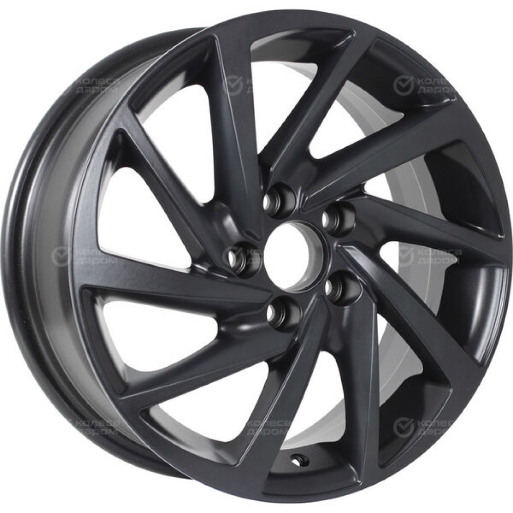 Колесный диск KDW KD1530 6xR15 4x100 ET46 DIA54.1 черный матовый