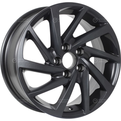 Колесный диск KDW KD1530 6xR15 4x100 ET46 DIA54.1 черный матовый