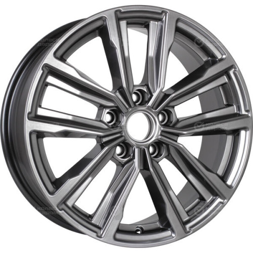 Колесный диск КиК Лацио 7.5xR17 5x114.3 ET40 DIA66.1 темно-серебристый