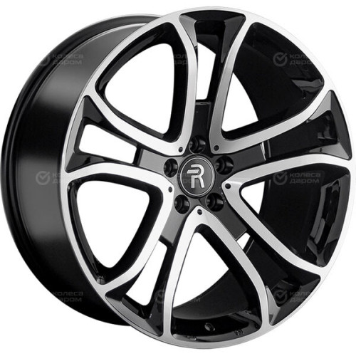 Колесный диск Replay MR208 11xR21 5x112 ET38 DIA66.6 черный глянцевый с полированной лицевой частью