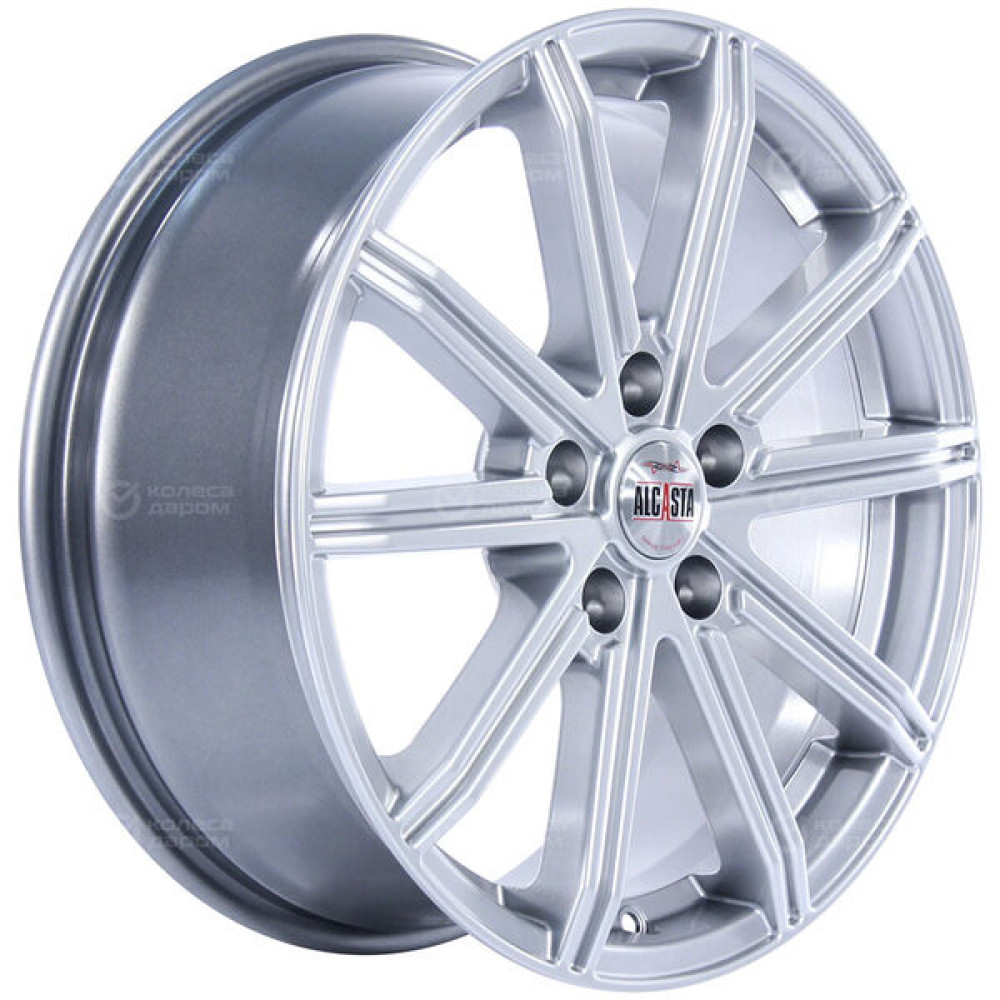 Колесный диск Alcasta M64 7xR17 5x114.3 ET45 DIA67.1 насыщенный серебристый