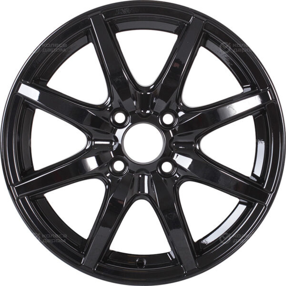 Колесный диск VENTI 1605 6xR16 4x100 ET50 DIA60.1 черный глянцевый