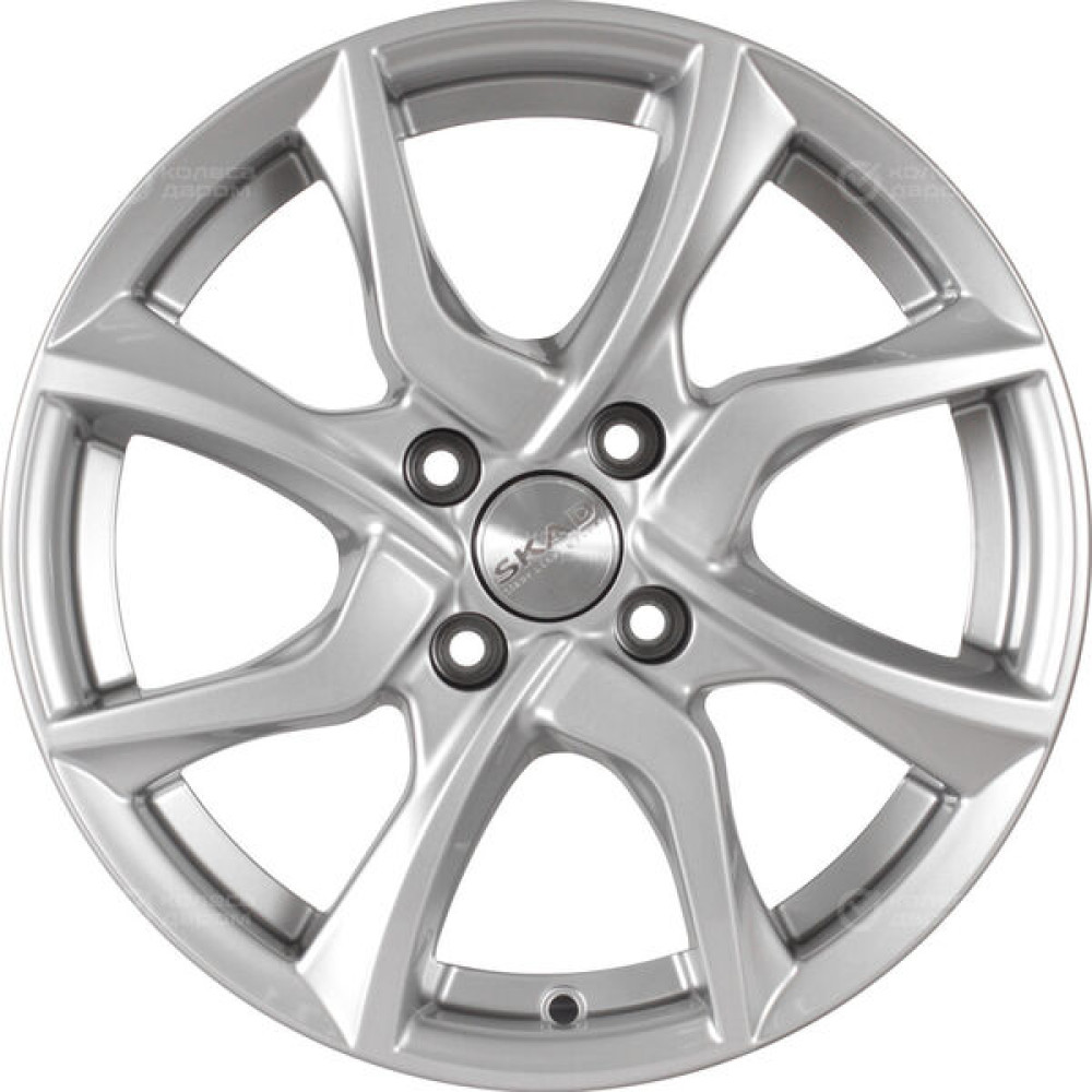 Колесный диск СКАД Тулон 6xR15 4x100 ET46 DIA54.1 (уценка) серебристый