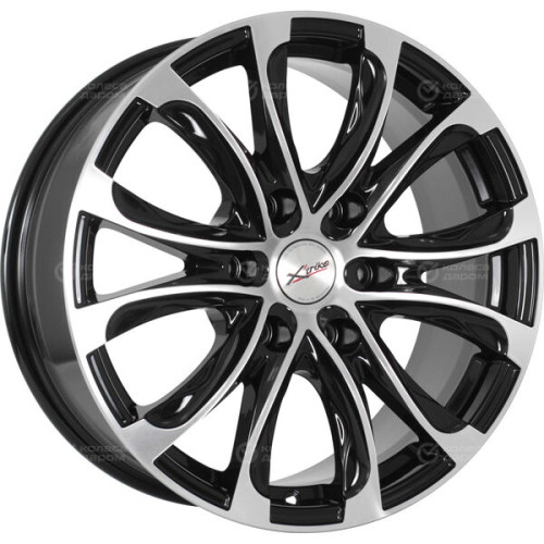 Колесный диск X-trike X134 8xR18 6x139.7 ET36 DIA100.1 черный глянцевый с полированной лицевой поверхностью
