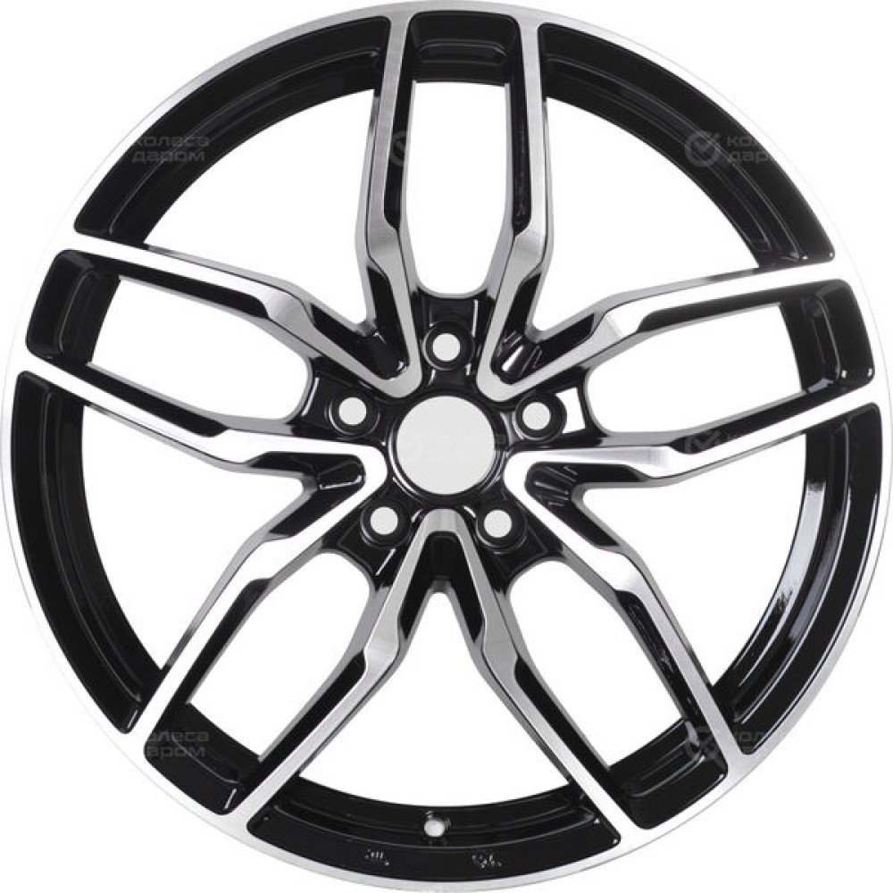 Колесный диск Replay B209 8xR18 5x112 ET30 DIA66.6 черный полностью полированный