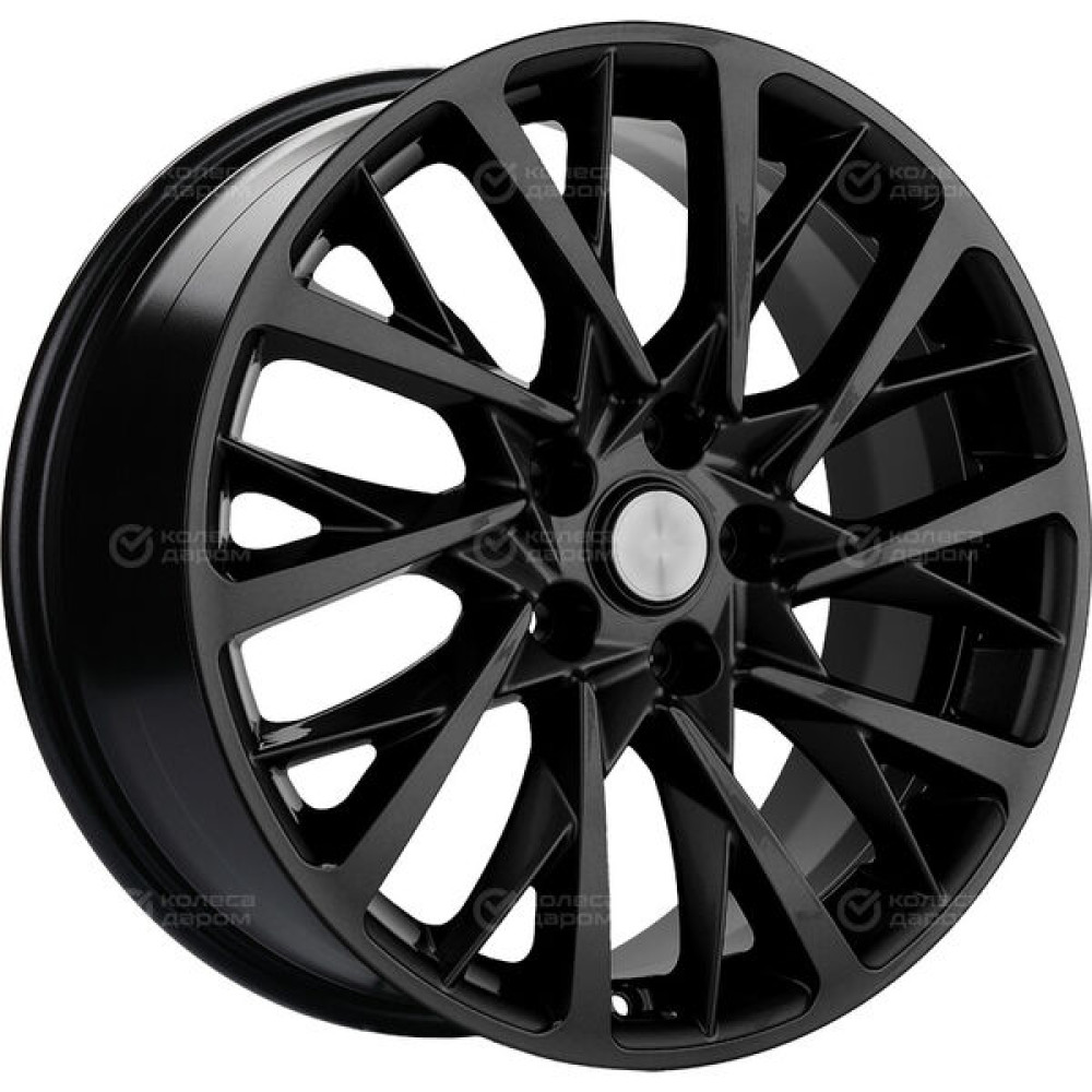 Колесный диск Carwel Оланга 1804 7.5xR18 5x108 ET40 DIA54.1 черный глянцевый
