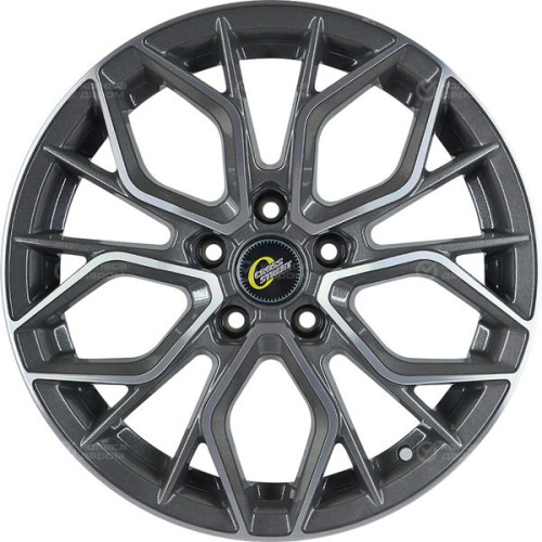 Колесный диск CrossStreet CR19 7.5xR18 5x108 ET38 DIA54.1 насыщенный темно-серый полностью полированный