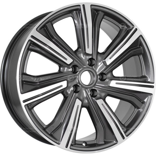 Колесный диск СКАД Premium Series Kleemann (КР1067) 8.5xR20 5x108 ET50 DIA63.35 серый глянцевый с полированной лицевой частью