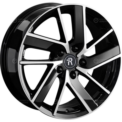Колесный диск Replay LX142 7xR17 5x114.3 ET35 DIA60.1 черный глянцевый с полированной лицевой частью