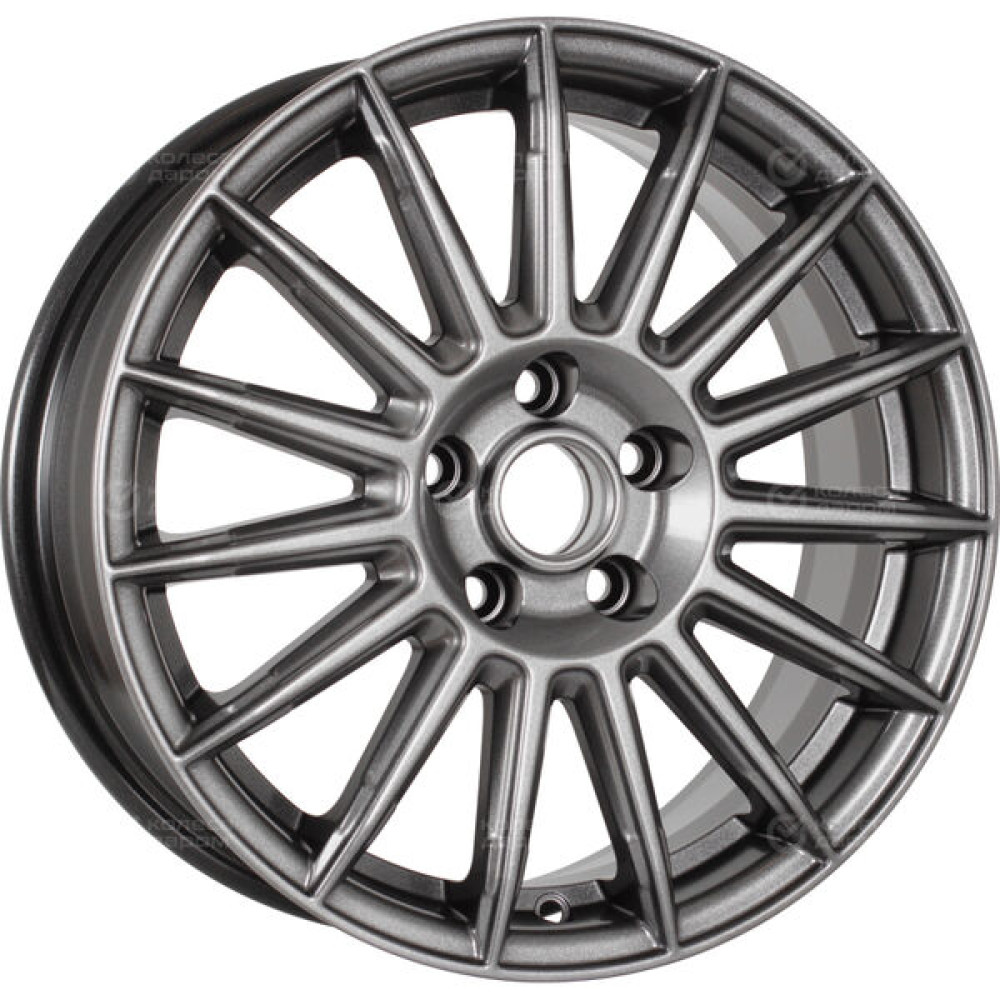 Колесный диск iFree Азур 6.5xR16 5x105 ET38 DIA56.6 насыщенный тёмно-серебристый