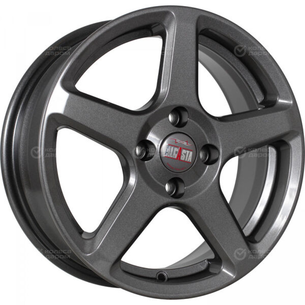 Колесный диск Alcasta M62 6.5xR16 5x114.3 ET45 DIA60.1 темно-серый цвет с перламутровыми оттенками