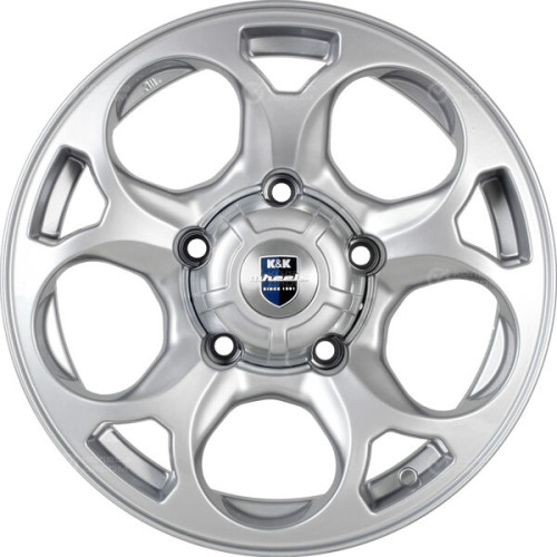 Колесный диск КиК Линкс 7xR16 5x139.7 ET35 DIA108.5 серебристый