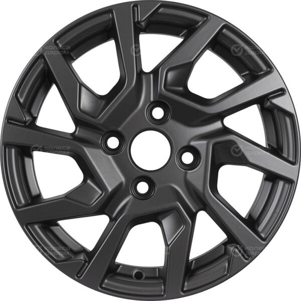 Колесный диск KDW KD1420 5.5xR14 4x98 ET35 DIA58.5 черный матовый