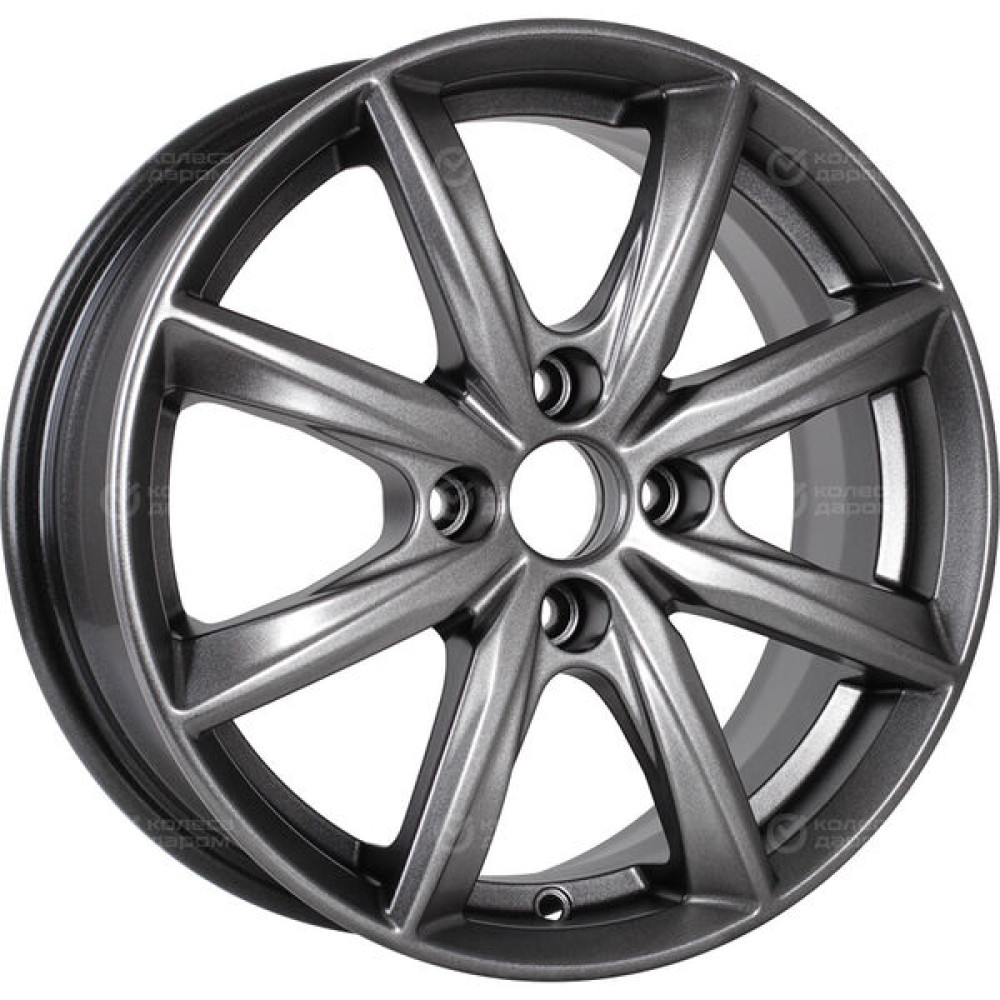 Колесный диск iFree Бланш 6xR15 4x100 ET40 DIA67.1 насыщенный тёмно-серебристый