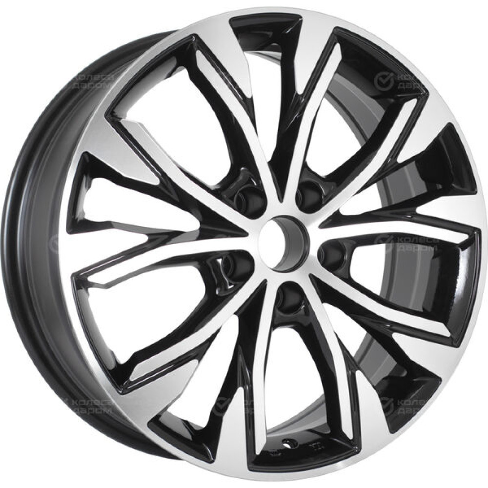 Колесный диск Replay VV237 7xR18 5x112 ET43 DIA57.1 черный полностью полированный