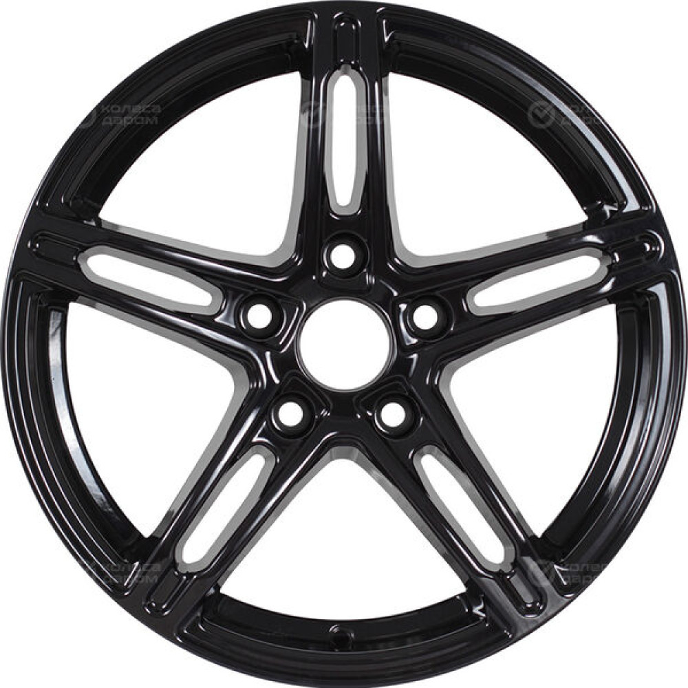 Колесный диск VENTI 1618 6.5xR16 5x114.3 ET31 DIA67.1 черный глянцевый