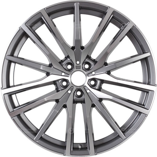 Колесный диск Replay B253 9.5xR22 5x112 ET37 DIA66.6 насыщенный темно-серый полностью полированный