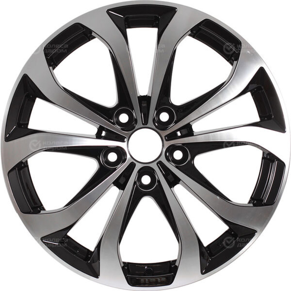 Колесный диск Replay GL86 7xR17 5x114.3 ET45 DIA54.1 черный полностью полированный