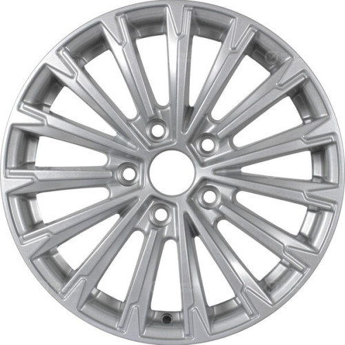 Колесный диск KDW KD1610 6.5xR16 5x114.3 ET50 DIA67.1 глянцевый серебристый