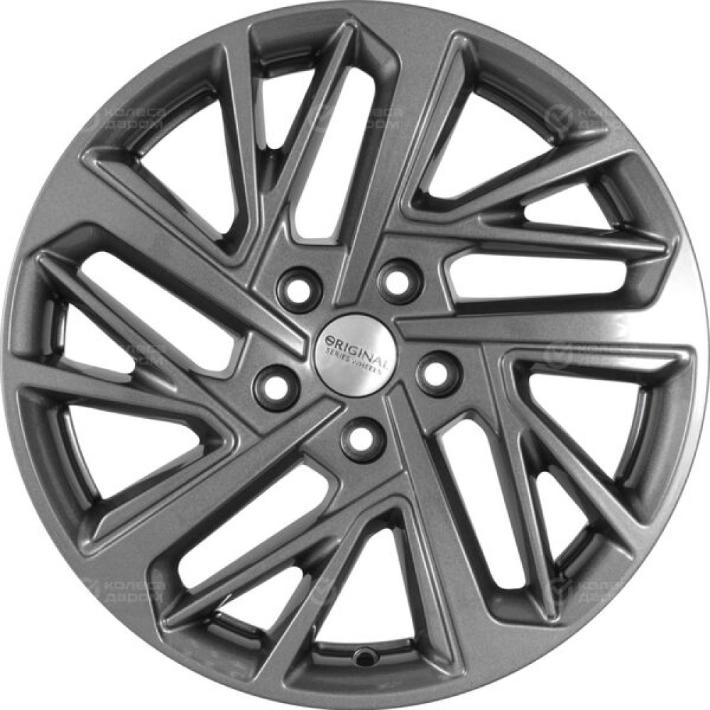 Колесный диск СКАД KL-372 7xR17 5x110 ET46 DIA63.35 темно-серый цвет с перламутровыми оттенками